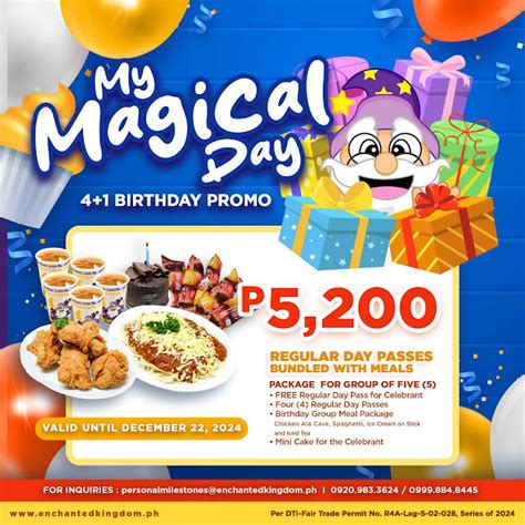 sogo birthday promo 2024|Enchanted Kingdom Promos for Birthday Celebrants.